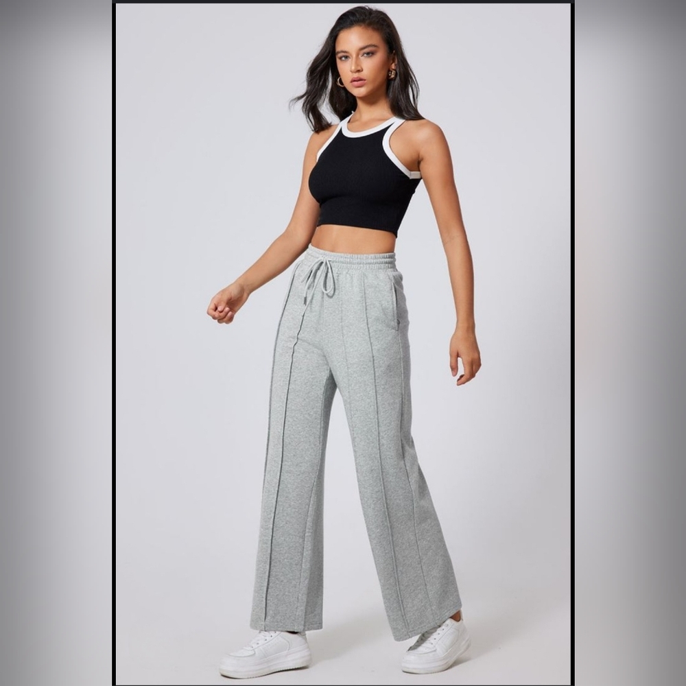Luxe Light Gray Kids Joggers